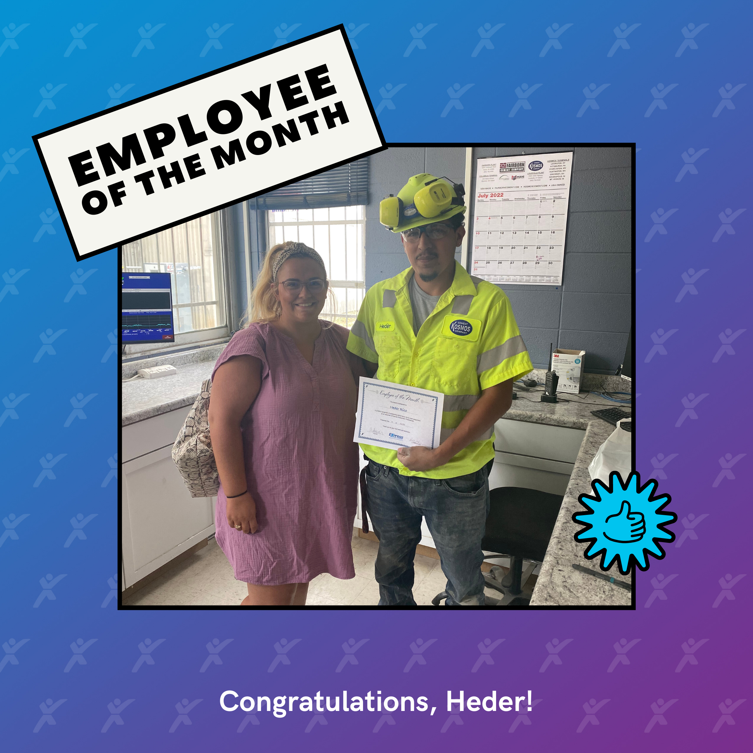 Employee of the Month - Heder